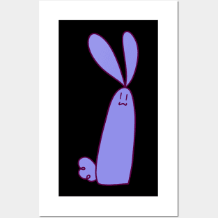 Purple Bunny Posters and Art